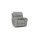 Ezra Electric Recliner Armchair in Dexter Stone Fabric