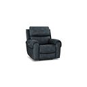 Ezra Electric Recliner Armchair with Power Headrest & Lumbar Support in Dexter Shadow Fabric