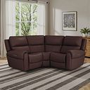 Ezra Group 1 Electric Recliner in Chestnut Leather