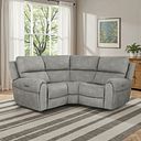 Ezra Group 1 Electric Recliner in Dexter Stone Fabric