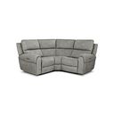 Ezra Group 1 Electric Recliner with Power Headrest & Lumbar Support in Dexter Stone Fabric