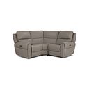 Ezra Group 1 Electric Recliner with Power Headrest & Lumbar Support in Oyster Leather