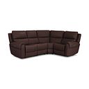 Ezra Group 2 Electric Recliner - Left Hand in Chestnut Leather