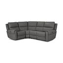 Ezra Group 2 Electric Recliner - Right Hand in Elephant Grey Leather