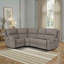 Ezra Group 2 Electric Recliner - Right Hand in Oyster Leather