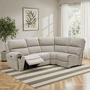 Ezra Group 4 Electric Recliner in Darwin Mink Fabric
