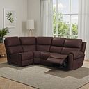 Ezra Group 5 Electric Recliner in Chestnut Leather