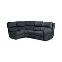 Ezra Group 5 Electric Recliner with Power Headrest & Lumbar Support in Dexter Shadow Fabric