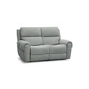 Ezra Group 8 Electric Recliner in Hopsack Platinum Fabric