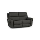 Ezra Group 8 Electric Recliner with Power Headrest & Lumbar Support in Storm Leather