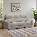 Ezra Group 9 Electric Recliner in Hopsack Linen Fabric