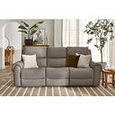 Ezra Group 9 Electric Recliner in Oyster Leather