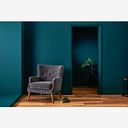 Franklin Accent Chair in Amigo Coal Fabric