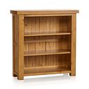 Hercules Rustic Solid Oak Small Bookcase