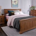 French Farmhouse Solid Oak 4ft 6" Double Bed