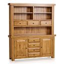 Hercules Rustic Solid Oak Large Dresser