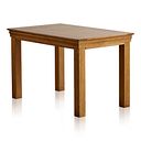 French Farmhouse Rustic Solid Oak 4ft x 2ft6 Dining Table