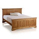 French Farmhouse Rustic Solid Oak 5ft King-Size Bed