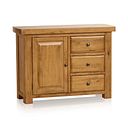 Hercules Rustic Solid Oak Storage Cabinet