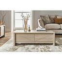 Gatsby Washed Solid Oak Storage Coffee Table