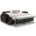 Goodwood 3 Seater Sofa Bed in Brown Leather