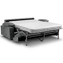 Goodwood  3 Seater Sofa Bed in Miller Grey Fabric