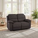Goodwood 2 Seater Electric Recliner Sofa - Andaz Charcoal Fabric