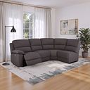 Goodwood Electric Reclining Modular Group 4 - Andaz Charcoal Fabric