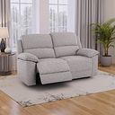 Goodwood Electric Reclining Modular Group 8 in Andaz Silver Fabric