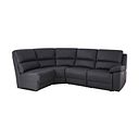 Goodwood Electric Reclining Modular Group 5 in Black Leather