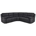 Goodwood Electric Reclining Modular Group 3 in Black Leather