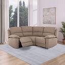 Goodwood Electric Reclining Modular Group 1 in Dorset Beige Fabric
