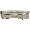 Goodwood Electric Reclining Modular Group 3 in Plush Beige Fabric