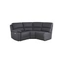 Goodwood Electric Reclining Modular Group 6 in Dark Grey Leather