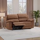 Goodwood Electric Reclining Modular Group 8 in Plush Brown Fabric