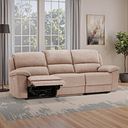 Goodwood Electric Reclining Modular Group 9 in Plush Beige Fabric