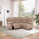 Goodwood Electric Reclining Modular Group 6 in Jetta Beige Fabric