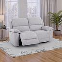 Goodwood Electric Reclining Modular Group 8 in Keswick Dove Fabric