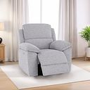 Goodwood Electric Reclining Armchair in Keswick Dove Fabric