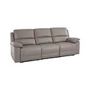 Goodwood Electric Reclining Modular Group 9 in Light Grey Leather