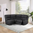 Goodwood Electric Reclining Modular Group 7 in Miller Grey Fabric