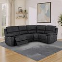 Goodwood Electric Reclining Modular Group 2 in Miller Grey Fabric
