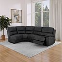 Goodwood Electric Reclining Modular Group 5 in Miller Grey Fabric