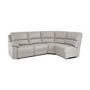 Goodwood Electric Reclining Modular Group 4 in Off White Leather