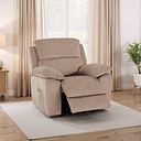 Goodwood Electric Riser Recliner Armchair in Plush Beige