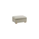Goodwood Storage Footstool in Plush Beige Fabric