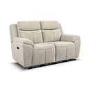 Hadley 2 Seater Electric Recliner Sofa with Power Headrests  in Amigo Linen Fabric