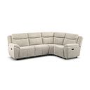 Hadley Left Hand Corner Electric Recliner Sofa with Power Headrests   in Amigo Linen Fabric