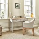 Henley Natural Oak and Stone Painted Hardwood Dressing Table
