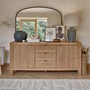 Highworth Natural Solid Oak Extra Large Sideboard